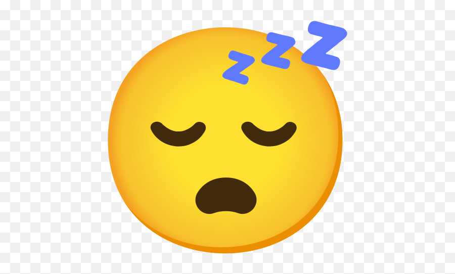 Sleeping Face Emoji - Transparent Sleeping Emoji Png,Zzz Icon