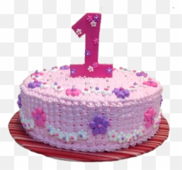 First Birthday Cake Png Clipart - 1st Birthday Cake Png,Cake Clipart Png