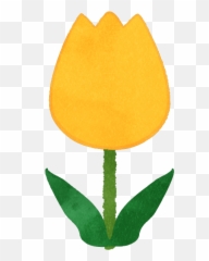 Set Of Tulip Flowers Japanese Kidu0027s Style - cute2u A free Fresh png
