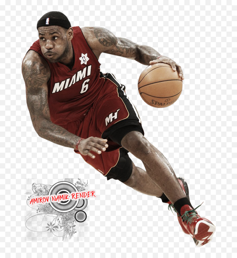 The King Thinking About Going Home Lebron James - Clip Art Lebron James Png,Basketball Players Png