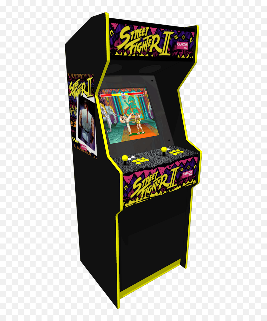 The Street Fighter Ii Replica Arcade - Video Game Arcade Cabinet Png,Arcade Cabinet Png