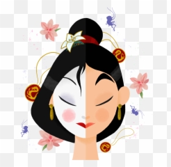 Pin - Each Disney Princess Portrait Png,Mulan Png