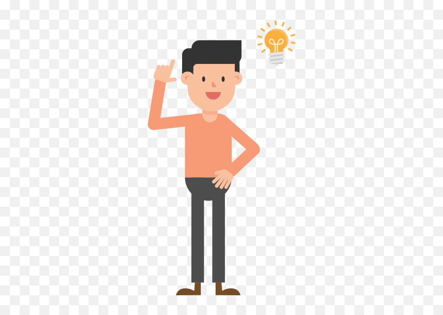 Man Getting An Idea Cartoon Vector - Idea Cartoon Png,Cartoon Arm Png