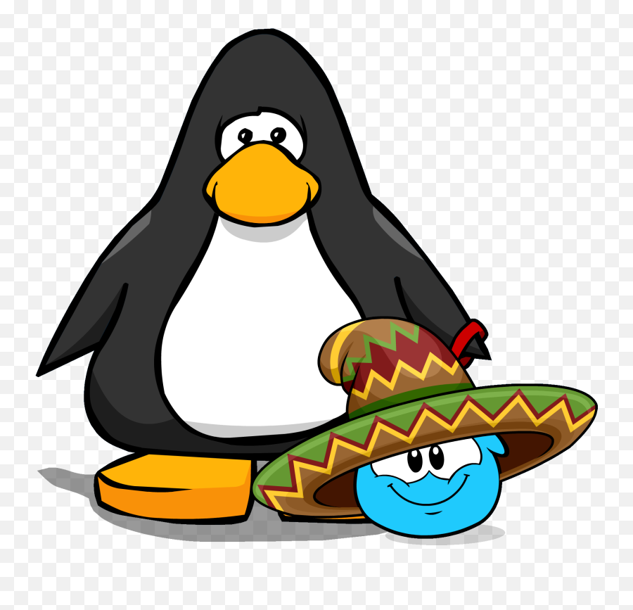 Sombrero Puffle Hat Club Penguin Wiki Fandom - Club Penguin Friendship Bracelet Png,Sombrero Mexicano Png