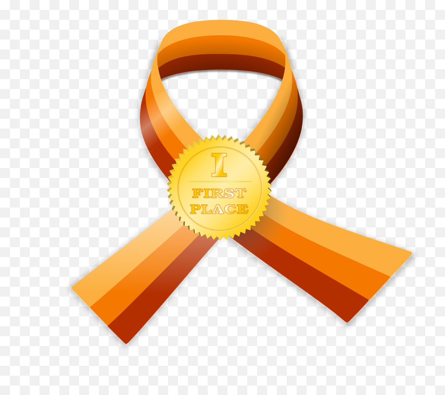 Medalgolddesigntransparent Backgrounddecoration - Free Awards Clip Art Png,Gold Ribbon Transparent Background