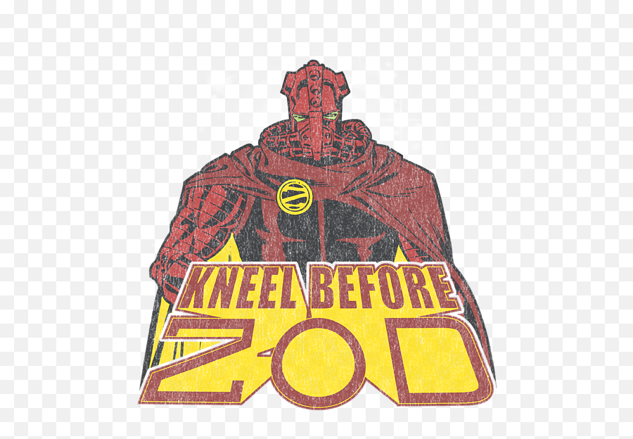 Superman - Kneel Before Tshirt Illustration Png,Superman Cape Logo
