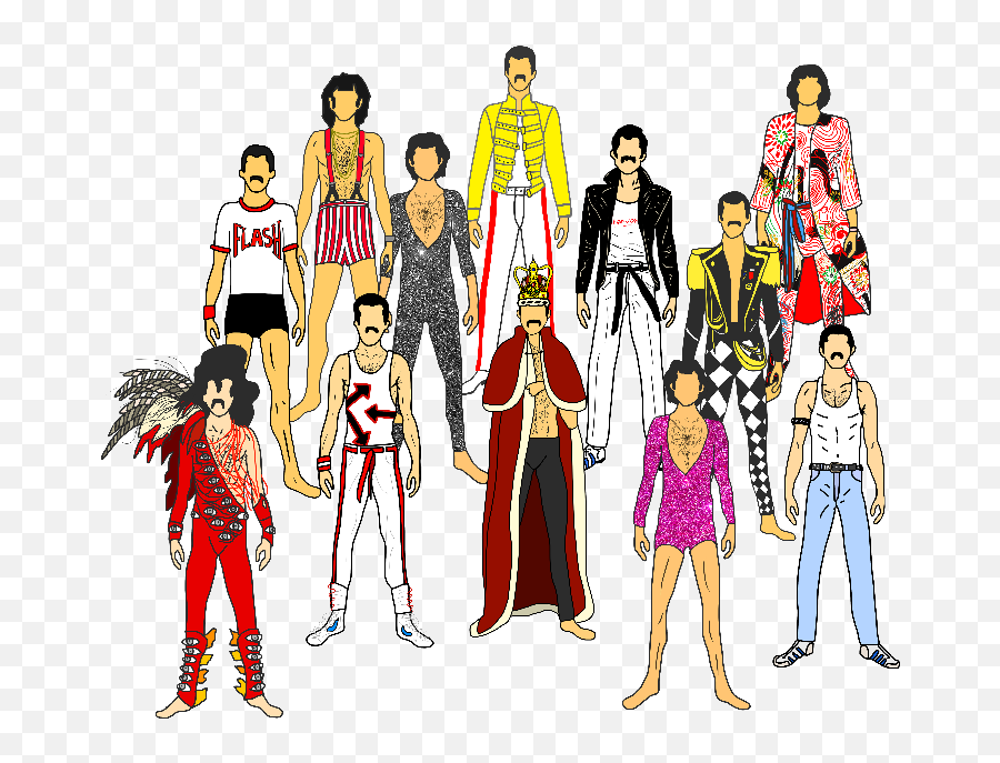 Freddie Mercury Png - Freddie Mercury Fashion Style,Mercury Png