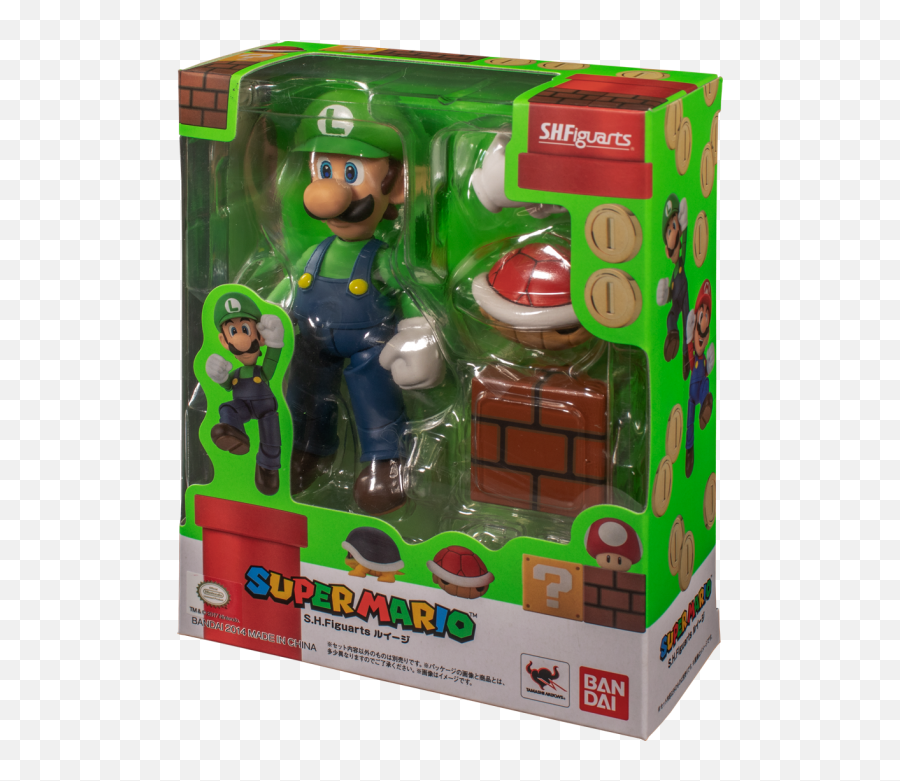 Super Mario Shfiguarts Luigi Action Figure - Super Mario Action Figures Png,Mario And Luigi Png