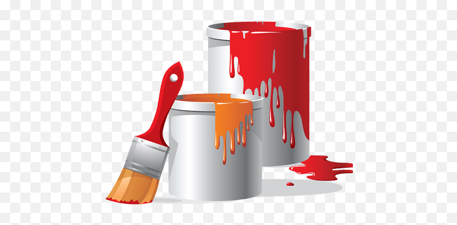 Download Hd Painting Clipart Paint Box - Paint Bucket Paint Buckets Png,Painting Clipart Png