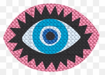 Eye Rhinestone Decals Large - Circle Png,Rhinestone Png