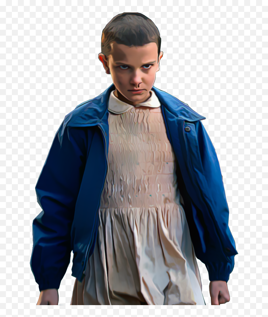 Eleven From Stranger Things - Eleven Stranger Things Pink Dress Png,Eleven Png