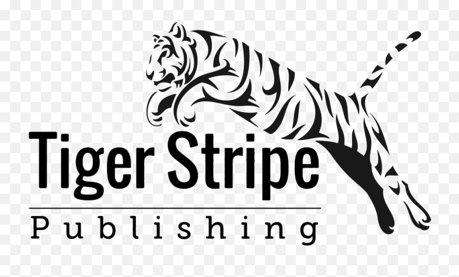 Tiger Stripes Png Clipart Transparent - Tiger Jumping Black And White,Tiger Stripes Png