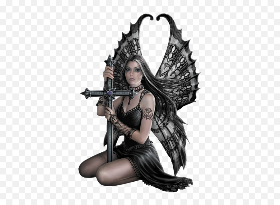 Fantasy Girl Wsword Png Official Psds - Gothic Anne Stokes,Fantasy Png