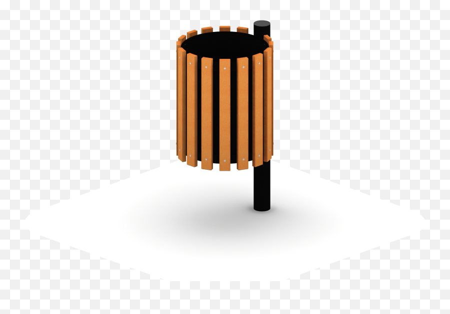 Hd Open Garbage Can Png Download - Trash Bin Concrete Park,Garbage Can Png