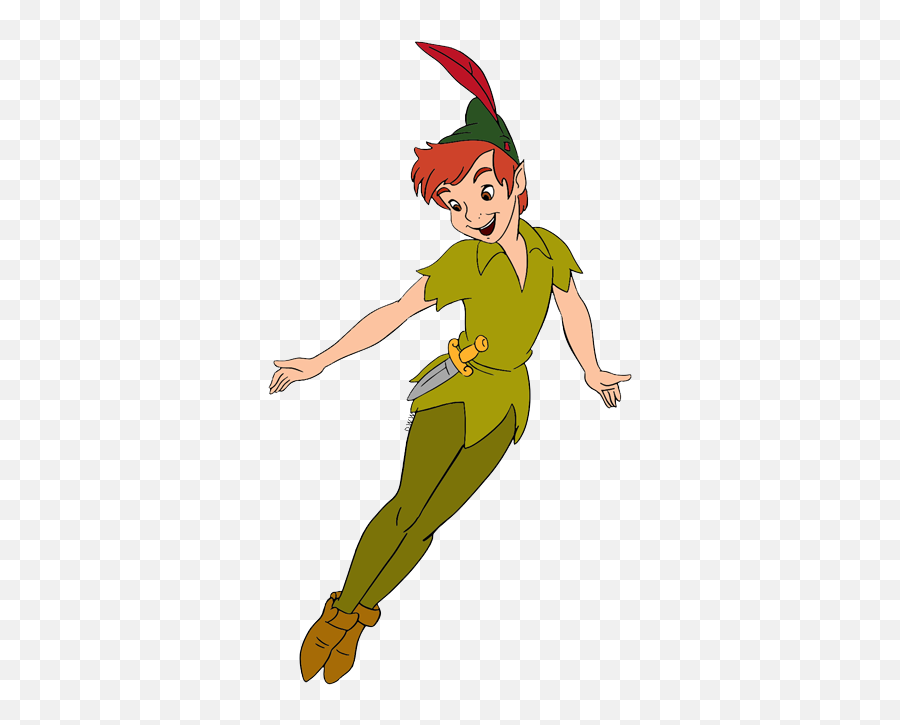 Download Peter Pan Flying - Transparent Peter Pan Png Png Cartoon Peter Pan Flying,Pan Transparent