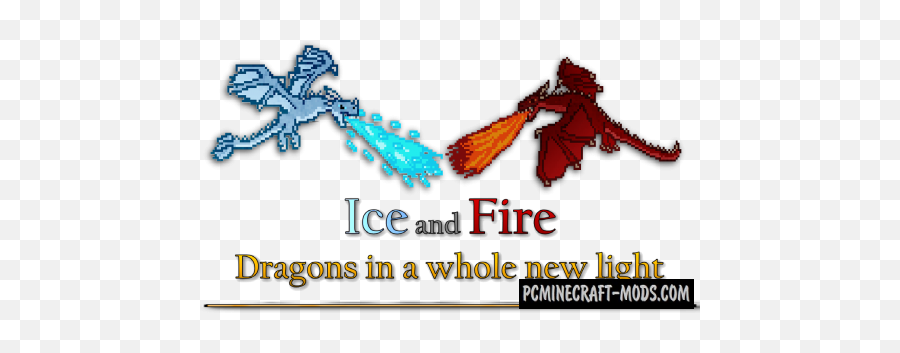 Modified Tnt Wars Fire V Ice Map For Minecraft 116 1152 - Fire And Ice Dragons Minecraft Png,Minecraft Tnt Png
