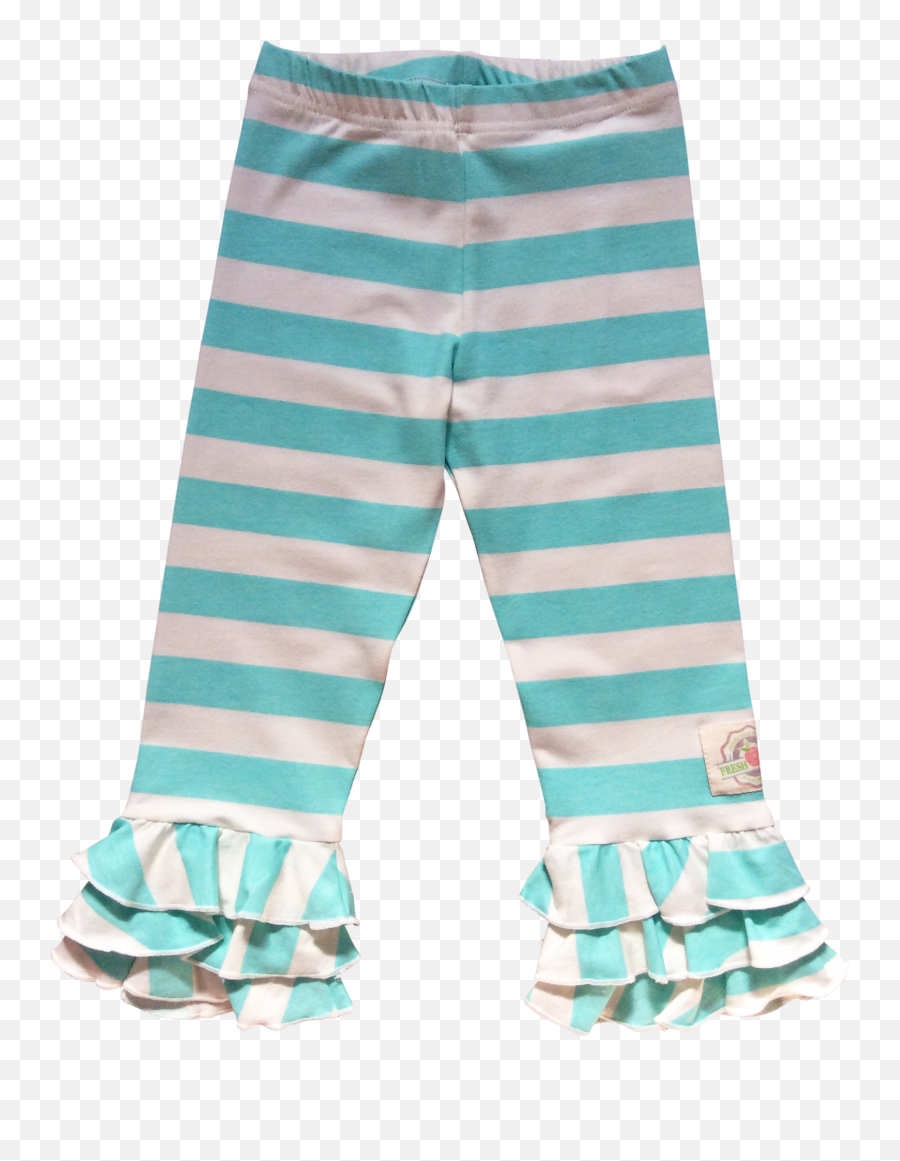 Triple Ruffle Leggings - Stripe Pajamas Png,Ruffles Png