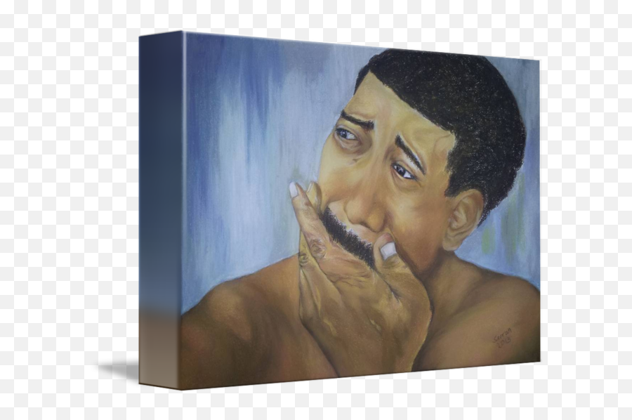 Crying Man By Serran Dalmak - Painting Png,Crying Man Png