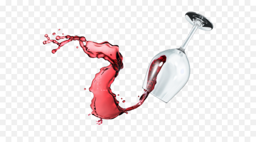 Falling Wine Glass Psd - Spilled Wine Glass Png,Water Falling Png