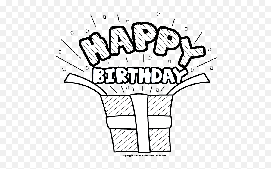 Download Happy Birthday Presents Clip Art - Happy Birthday Happy Birthday Surprise Drawing Png,Birthday Clipart Png