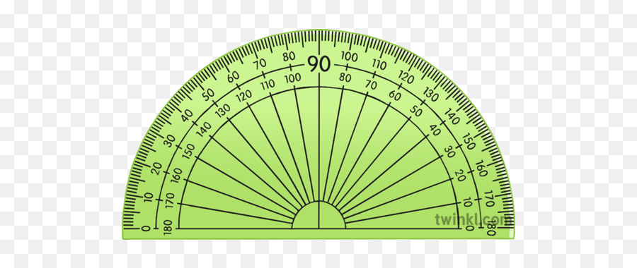 Protractor Illustration - Twinkl Wedgwood Renaissance Gold Setti Png,Protractor Png