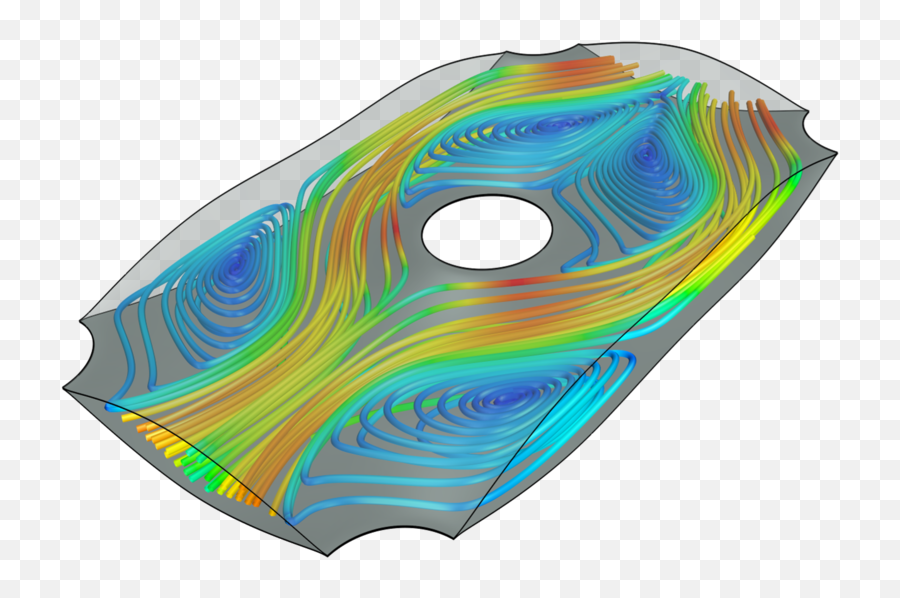 Flow In Pillow Plate Channel - Illustration Png,Flow Png