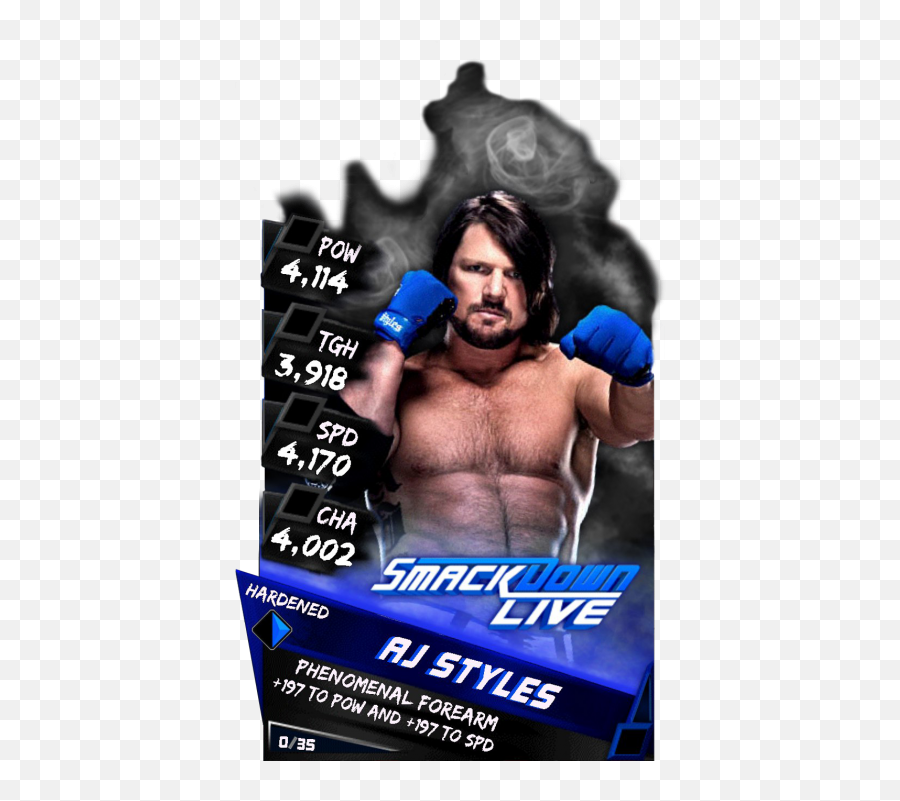 Download Supercard Ajstyles S3 Hardened - Hardened Tier Wwe Supercard Png,Nia Jax Png