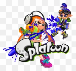 Download Splatoon Logo Hd Png - Inkling Girl And Inkling Boy,Splatoon Logo Png