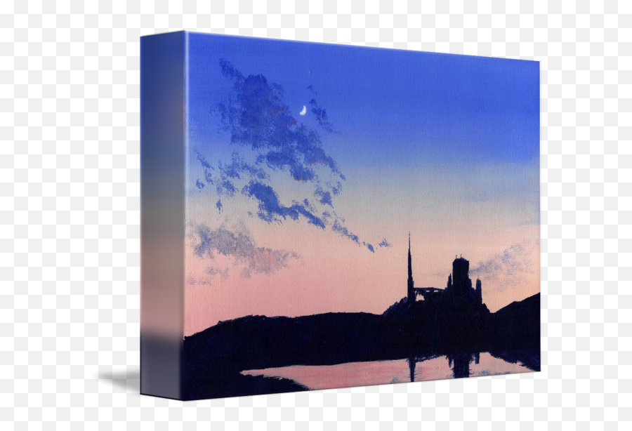 Castle Silhouette - Painting Png,Castle Silhouette Png