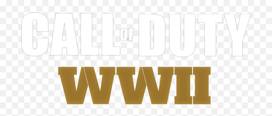 Call Of Duty Wwii Logo Transparent - Calligraphy Png,Call Of Duty Logo