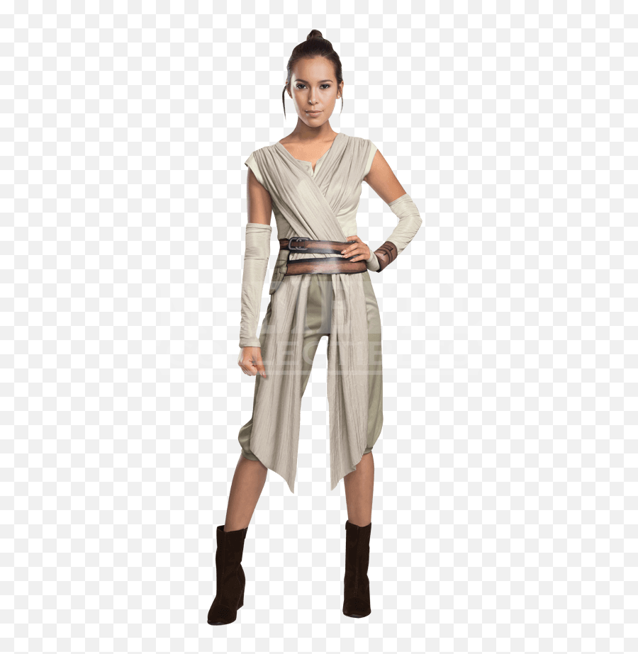 Force Awakens Deluxe Adult Rey Costume - Rey The Force Awakens Costume Png,Rey Star Wars Png