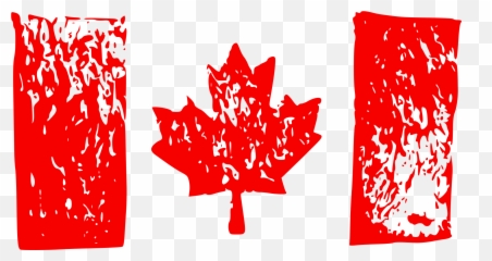 Grunge Flag Of Canada Transparent - Happy Day png