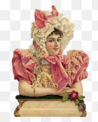 Vintage Cute Victorian Girl Free Image - Png