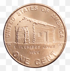 2009 P Lincoln Cent With New Reverse Of Lincolns Birth - Solid Png,Cent Png