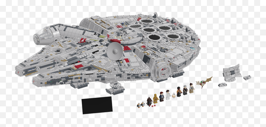 Mecabrickscom Lego Set 75192 - 1 Millennium Falcon Lego Millennium Falcon Ldd Png,Millennium Falcon Png