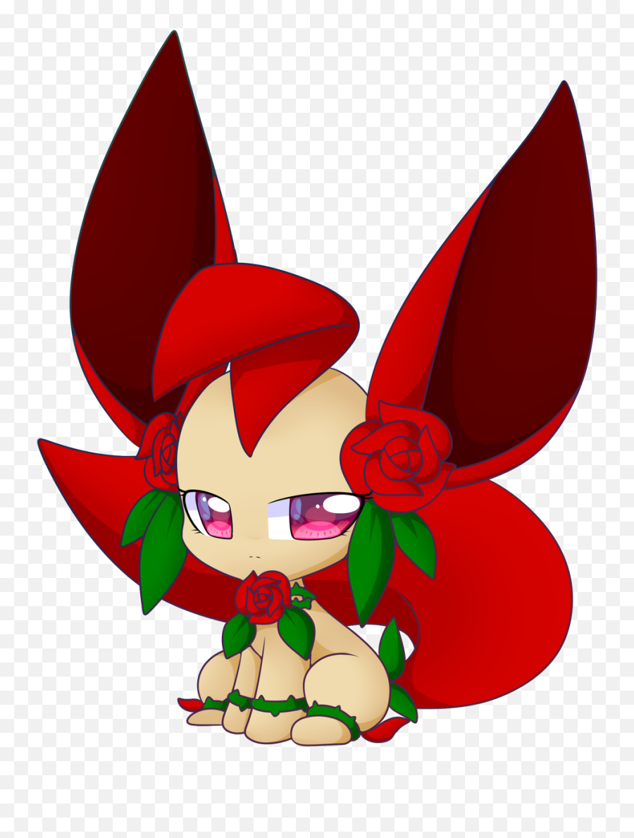 Miyu - On Twitter Chibi Rosette Pokemon Pokemonoc Mythical Creature Png,Leafeon Transparent