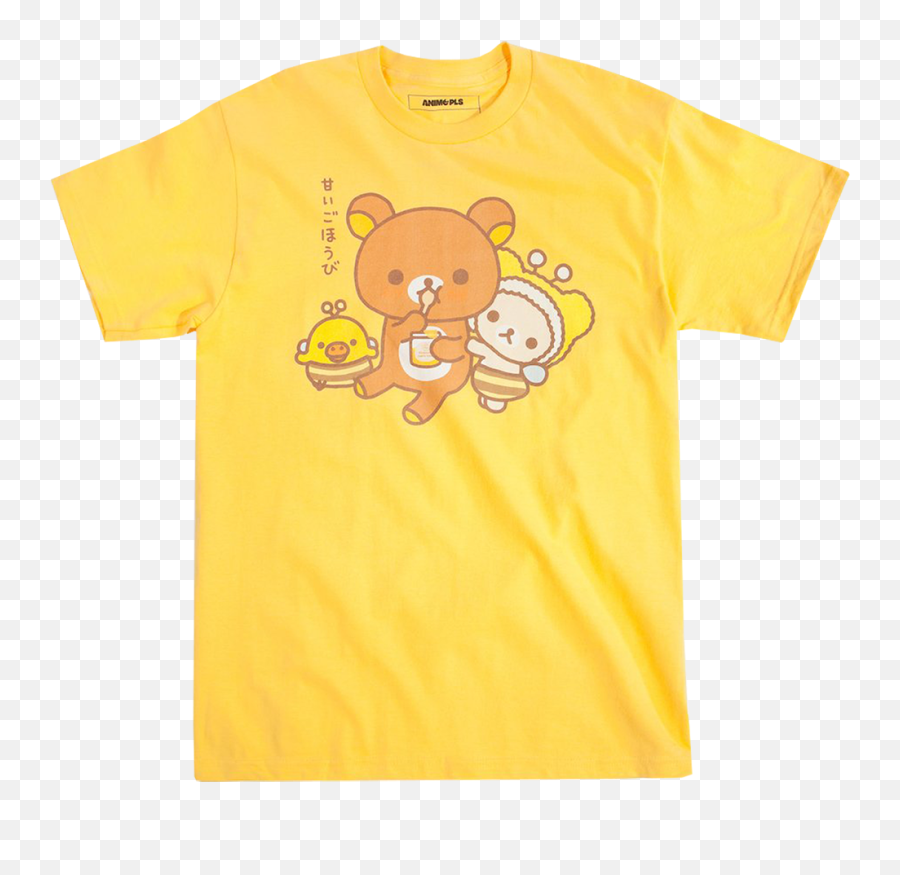 Rilakkuma Yellow Tee Png Transparent