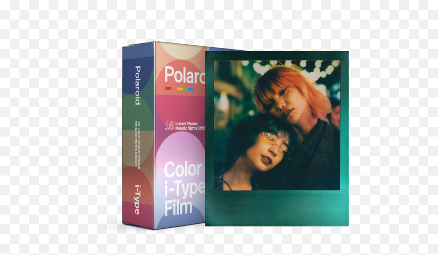 Shop Polaroid I - Type Instant Film U2013 Polaroid Uk Polaroid Color I Type Film Metallic Night Png,Png Polaroid