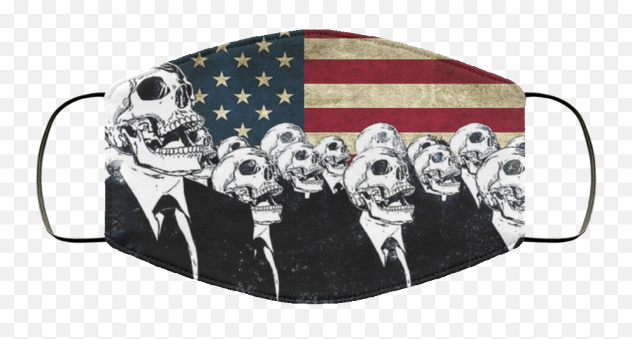 American Flag Skull Face Mask Us Pm25 - Psihoaktiv Trip Png,Skull Mask Png