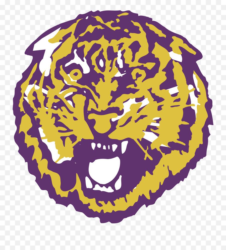 Lsu Tigers Logo Png Transparent Svg - Old School Lsu Logo,Lsu Logo Png