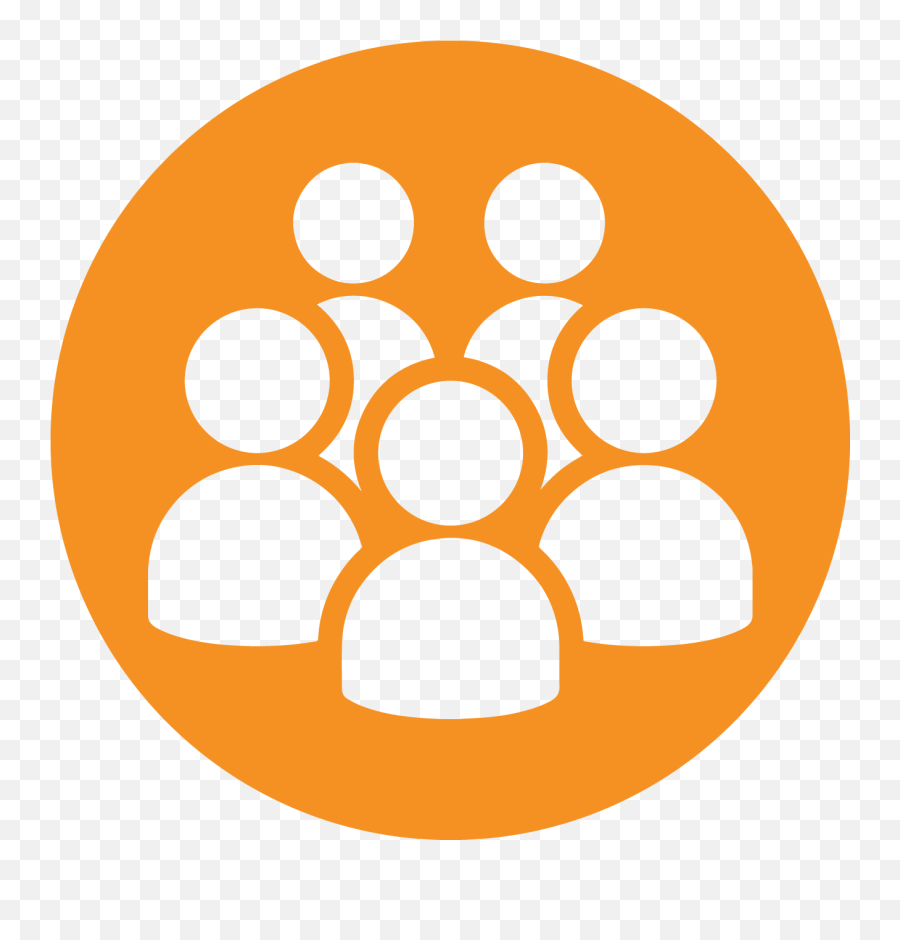 350 - Group Icon Orange Transparent Cartoon Jingfm Icon Png,Group Icon Png