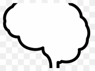 Brain Clipart Language - Silhouette Png Download Full Black And White