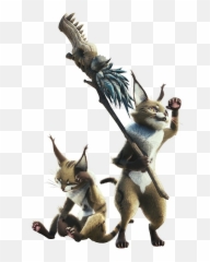 The Protagonist Of Last Video Game You Played - Weasel In Monster Hunter png