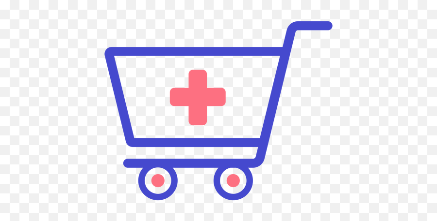 Pharmacy Shopping Cart Stroke Icon - Transparent Png U0026 Svg Compras Em Farmacia Png,Shoppingcart Icon