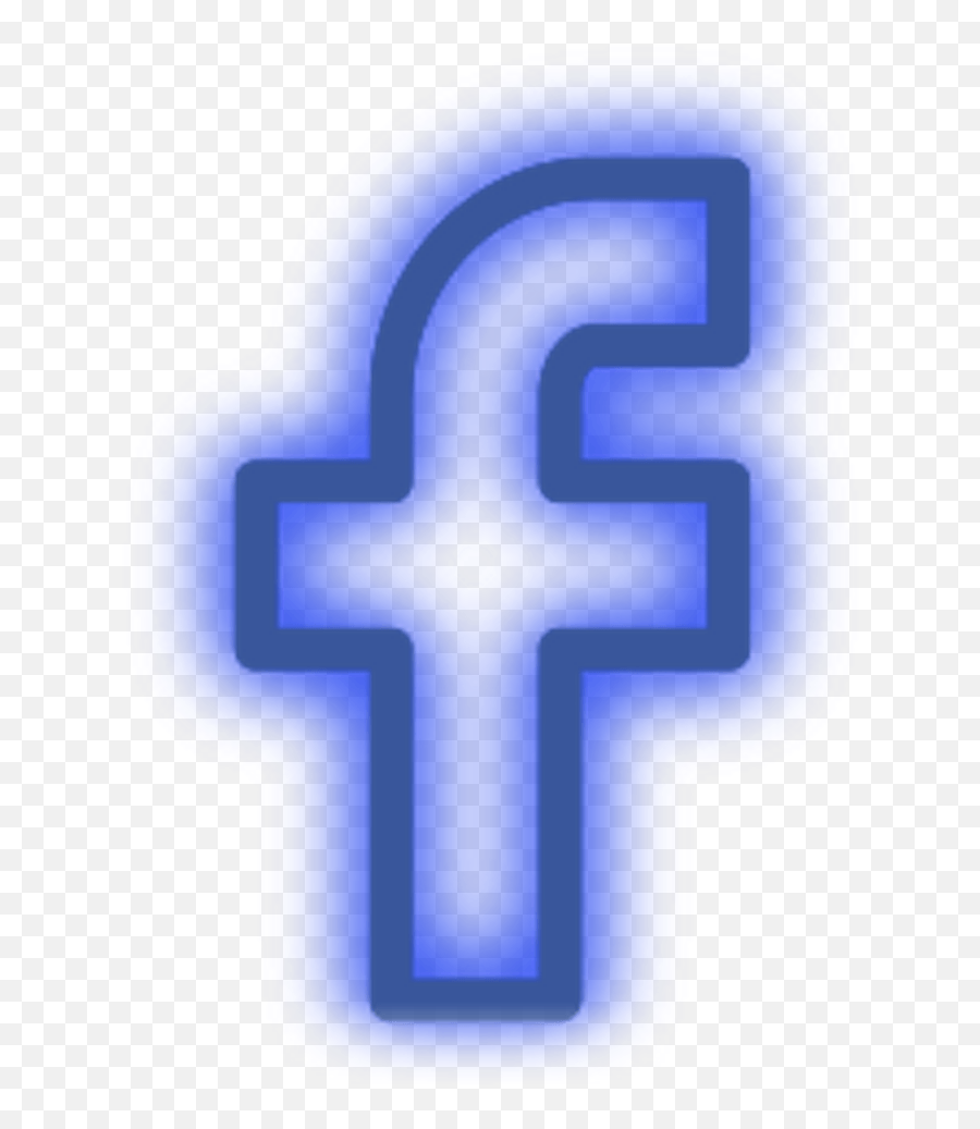 Led Blue Darkblue Light F Freetoedit - Facebook Png Background Light,Facebook F Png