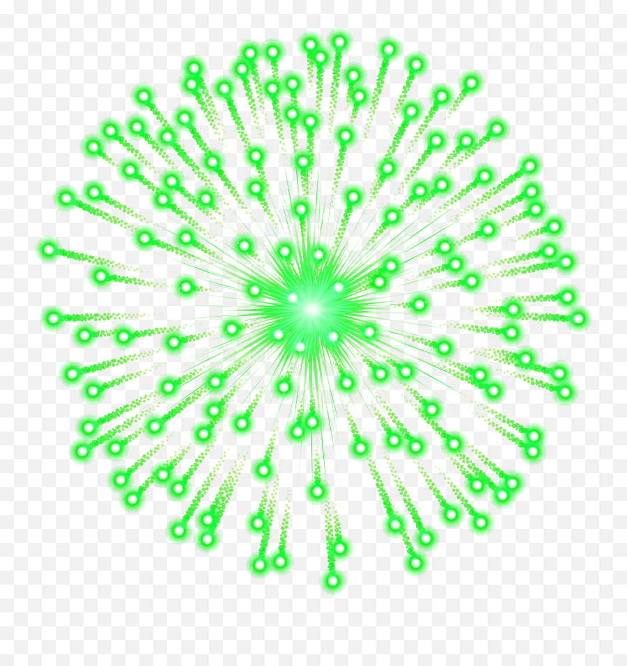 Green Fireworks Clipart Png