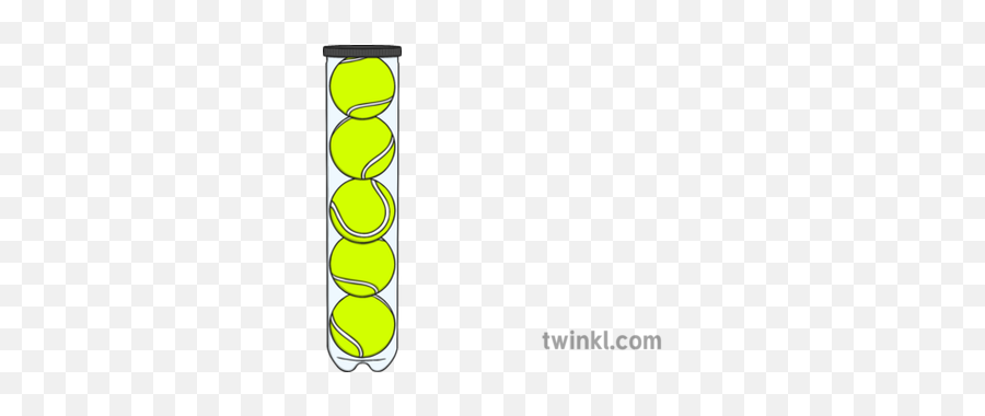 Pack Of 5 Tennis Balls Illustration - Twinkl College Softball Png,Tennis Ball Png