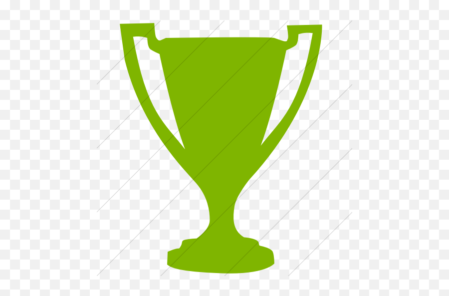 Simple Green Classica Award Trophy Icon - Stemware Png,Trophies Icon