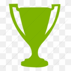 Simple Green Classica Award Trophy Icon - Stemware png