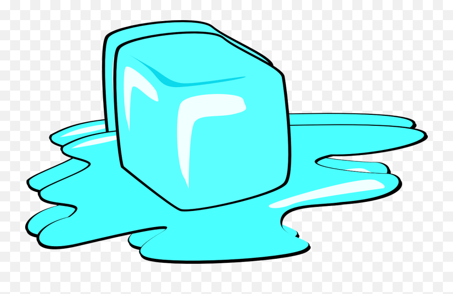 Melt Ice Cube - Ice Cube Clip Art Png,Ice Cube Png
